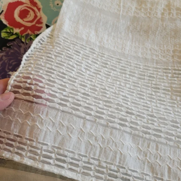 Zara Basic White Linen Tunic Sleeveless Top Size Large - Picture 3 of 9